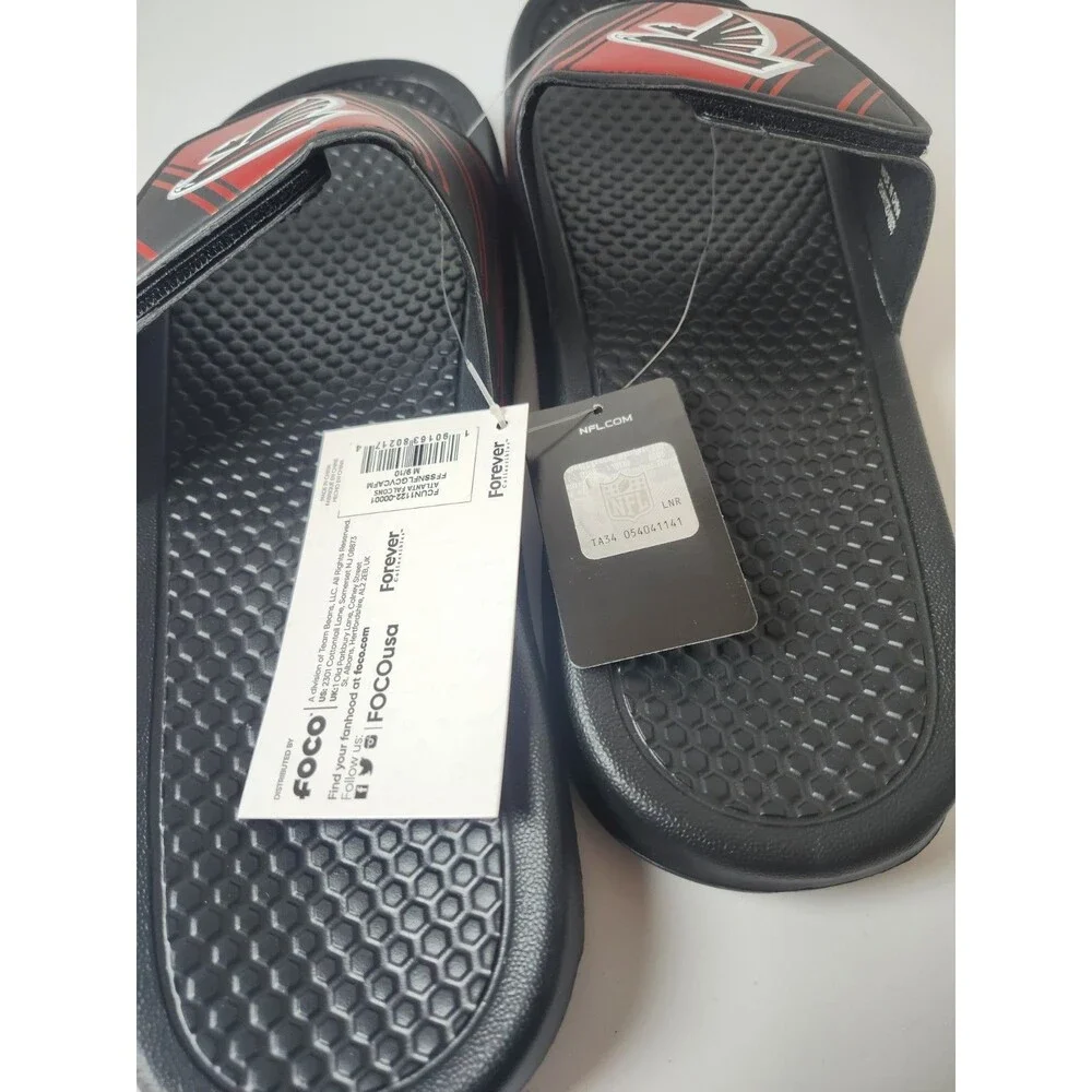 Atlanta Falcons NFL Men's Foam Sport Slide On Sandal Men's Size 9-10